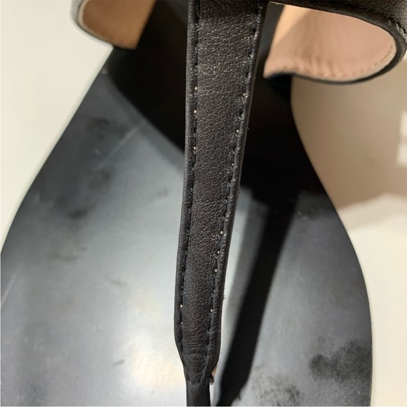 GG Gucci Marmont Black Leather Sandals - Picture 6 of 12